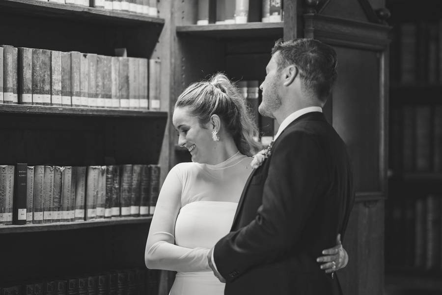 Quiet moment in Duke Humphrey's medieval library